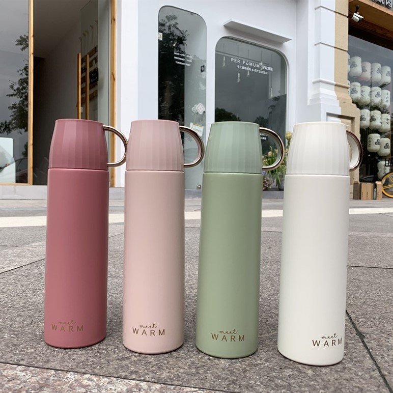 Thermal Flask with Drinking Cup Lid
